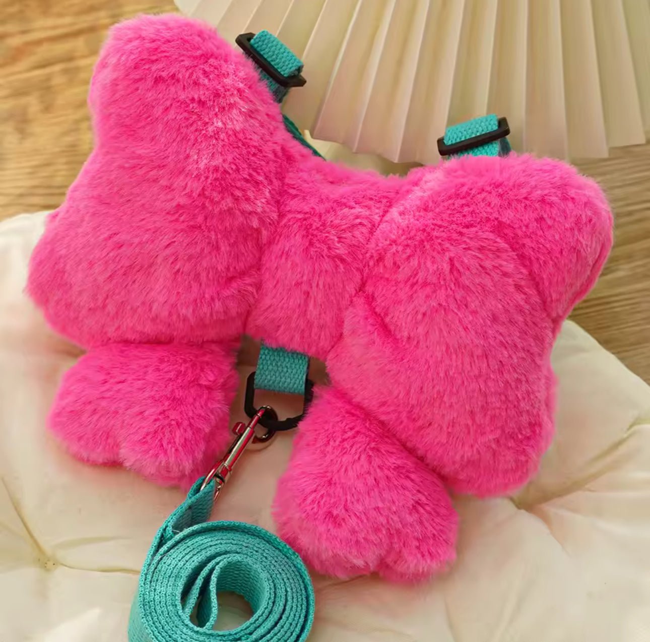 pimpy collier_pour_chien collar_dog collier_rose_en_nylon collier_chien_résistant_pour_gros_chien collier_reflechissant_pour_chien alicia_pimprenelle pimprenelle_marque pimprenelle